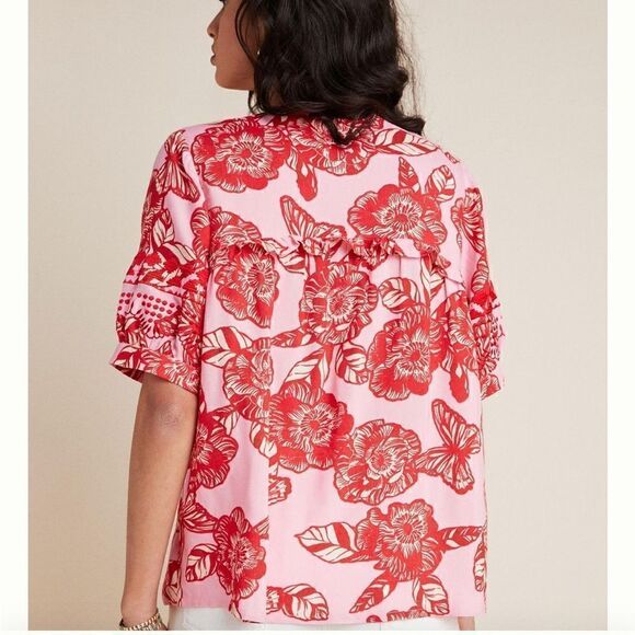 Vineet Bahl Igrid embroidered blouse - Picture 5 of 8